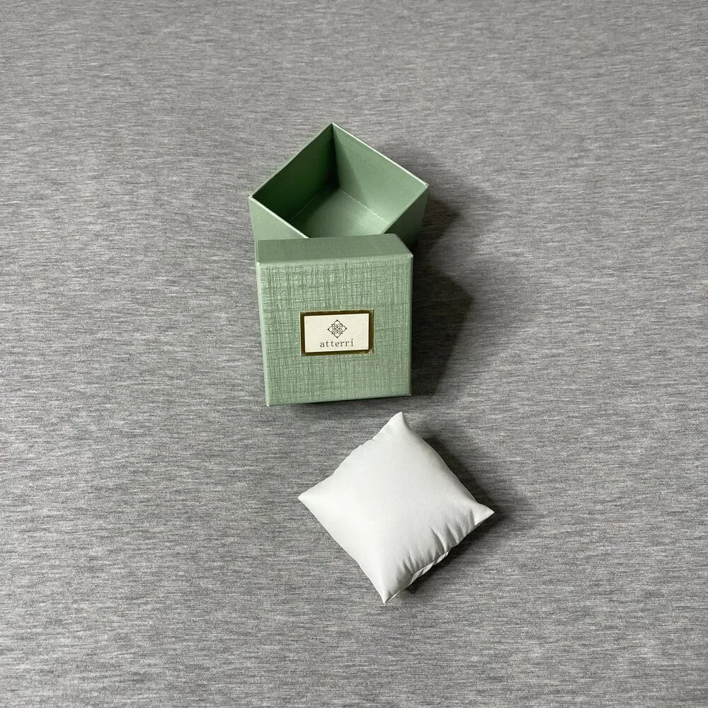 Atterri 3”x3” Empty Jewelry Bracelet & Watch Gift Box